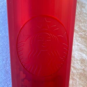 NWT Starbucks 24 oz RED Tumbler